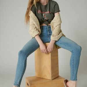 Lucky Brand Women's High Rise Light Blue Jeans